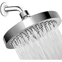 Vendos85 Pommeau de douche extérieur 15 cm avec bras mural
