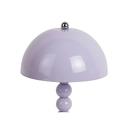 LEITMOTIV Lampe de table en métal BULLA - Violet