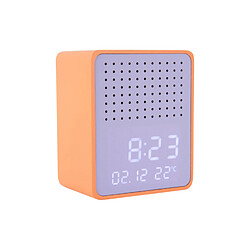 Karlsson Réveil haut-parleur Bluetooth FUNKY VIBES - Orange et violet