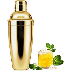 Vendos85 Shaker à Martini en Acier Inoxydable Doré