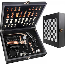 Vendos85 Tire-bouchon vin Coffret Cadeau en Bois Vintage