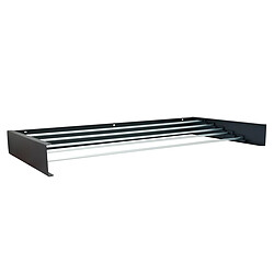 Séchoir à linge mural noir 100cm - bat-we-04l black - KITCHEN MOVE