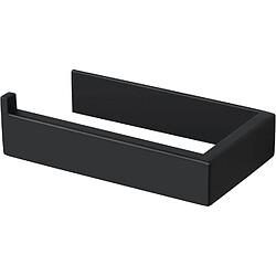 Vendos85 Porte-papier toilette noir mat gauche autocollant