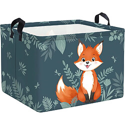 Vendos85 Panier renard de rangement - Multicolore