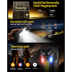 Ulefone Armor 34 Pro 5G 16Go/512Go - Noir pas cher