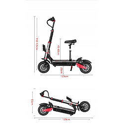 Avis Trottinette électrique BOYUEDA S5 - Double moteurs 6000W - Vitesse 85km/h - batterie 60V 38Ah - autonomie 120KM écran intelligent