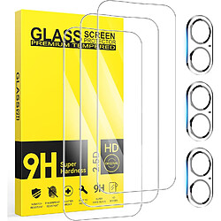 Verre Trempe et Protection Camera Arriere Transparent x3 Pour iPhone 17 Little Boutik©