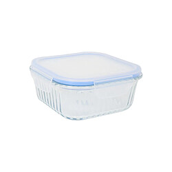 Boîte à lunch Quttin Textury Transparent Verre Borosilicaté 750 ml (6 Unités)