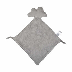 Paris Prix Doudou Mouchoir Bébé Nuage 46cm Gris