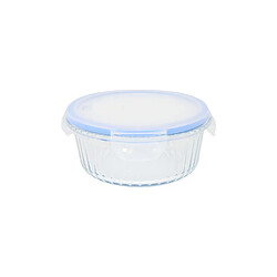 Boîte à lunch Quttin Textury Transparent Verre Borosilicaté 650 ml (6 Unités)