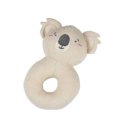 Paris Prix Doudou Hochet Rond Bébé Koala 14cm Naturel