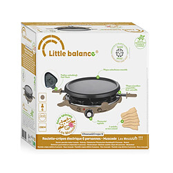 Avis Appareil à raclette 6 personnes 1200w taupe - 8951 - Meuuuh - LITTLE BALANCE