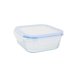 Boîte à lunch Quttin Textury Transparent Verre Borosilicaté 1,1 L (6 Unités)