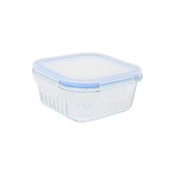 Boîte à lunch Quttin Textury Transparent Verre Borosilicaté 500 ml (12 Unités)