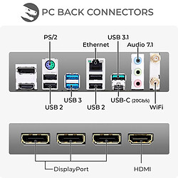 Acheter Sedatech PC Gamer Premium ATX • Intel i9-14900KF • RTX5070 • 32Go DDR5 • 2To SSD M.2 • Windows 11