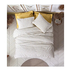 Ss Marque Parure de lit en coton ranforcé - Moutarde