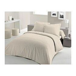 Lovely home Parure de couette 240x260 - Crème