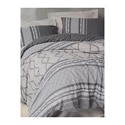 Acheter Ss_marque Parure de lit coton ranforcé - Taupe