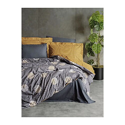Parure de lit en coton ranforcé - Gris