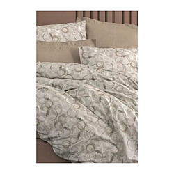 Acheter Parure de lit coton ranforcé 3 pièces - Beige