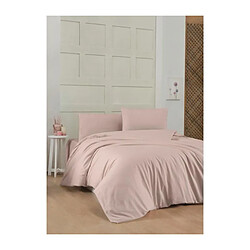 Parure de lit coton renforcé 3 pièces - Marron