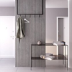 Acheter PROTOCOLE HOME Panneaux muraux à tasseaux BELLA PRO, 278 x 60 cm, MDF premium avec support feutrine acoustique.