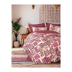 Ss Marque Ss_marque parure de lit coton ranforcé - Bordeaux