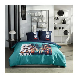 Today parure de lit coton Java - Turquoise
