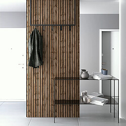 PROTOCOLE HOME Panneaux muraux à tasseaux BELLA PRO, 278 x 60 cm, MDF premium avec support feutrine acoustique. pas cher