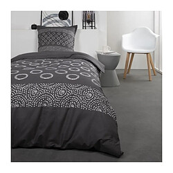 Today Parure de lit coton 1 personne - Gris