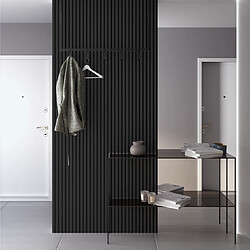 PROTOCOLE HOME Panneaux muraux à tasseaux BELLA PRO, 278 x 60 cm, MDF premium avec support feutrine acoustique.