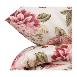 Acheter Parure de lit adulte 3 pièces en polycoton - Rose