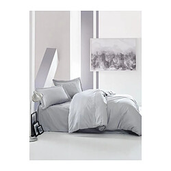 Ss_marque Parure de lit satin coton - Gris