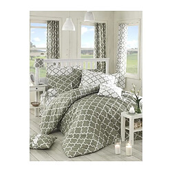 Parure de lit coton renforcé - Gris