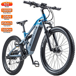Vélo électrique Tout Terrain KIMDYMA K01 27,5" Moteur 1000W 48V 20AH Bleu