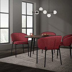 ML-Design Lot de 2 chaises de salle à manger Chaise rembourrée Chaise de cuisine Chaise de pas cher