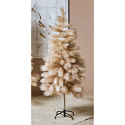 Alexandra House Living Sapin de Noël beige pampa 150 cm (70 x 150 cm)