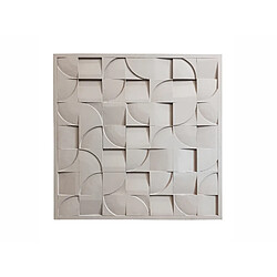Alexandra House Living Panneau sculpté à différentes profondeurs, Topo 90x90 cm, 90x3x90 cm