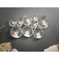 Alexandra House Living Disques en aluminium pour panneaux 109 x 64 cm et 109 x 5 x 62 cm