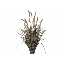 Alexandra House Living Herbe queue-de-renard, tons rougeâtres, 80 cm x 80 cm