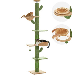 PAWZ Road Arbre à Chat Cactus du Sol au Plafond 205-255 cm