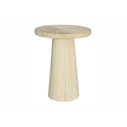 Alexandra House Living Table basse ronde, bois naturel, 50 cm de diamètre x 40 cm de hauteur