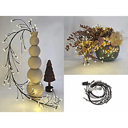 Alexandra House Living Guirlande lumineuse LED marron 1,80 m (480 LED) IP44 180 cm
