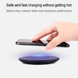 Acheter Chargeur Sans Fil 10W En Noyer Compact Idéal Cadeau Anniversaire YONIS