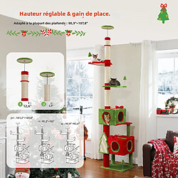 Avis Pawz road Arbre à chat de Noël - 231-274 cm - Rouge