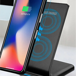 Chargeur Sans Fil 10W Ultra Rapide et Intelligent Protection Surchauffe Noir YONIS pas cher