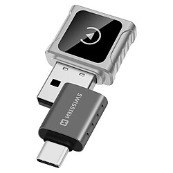 Swissten Adaptateur sans fil CarLINK Gris