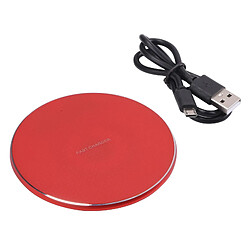 Acheter Chargeur Sans Fil 10W Design Élégant Rouge Compatible Tous Téléphones QI Rouge YONIS