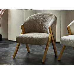 Alexandra House Living Fauteuil Natsu Soft Curl Vision 65 x 69 x 80 cm