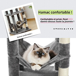 Avis Pawz road Arbre à chat à 7 niveaux Nara9 - 154 cm - Gris